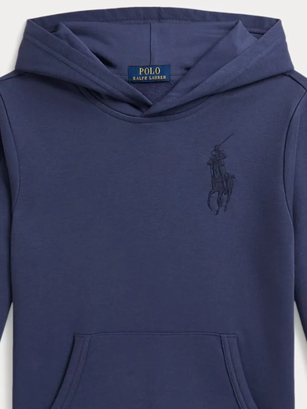 Ralph Lauren Big Pony French Terry Hoodie Navy Blue Size Extra Large XL 18-20
